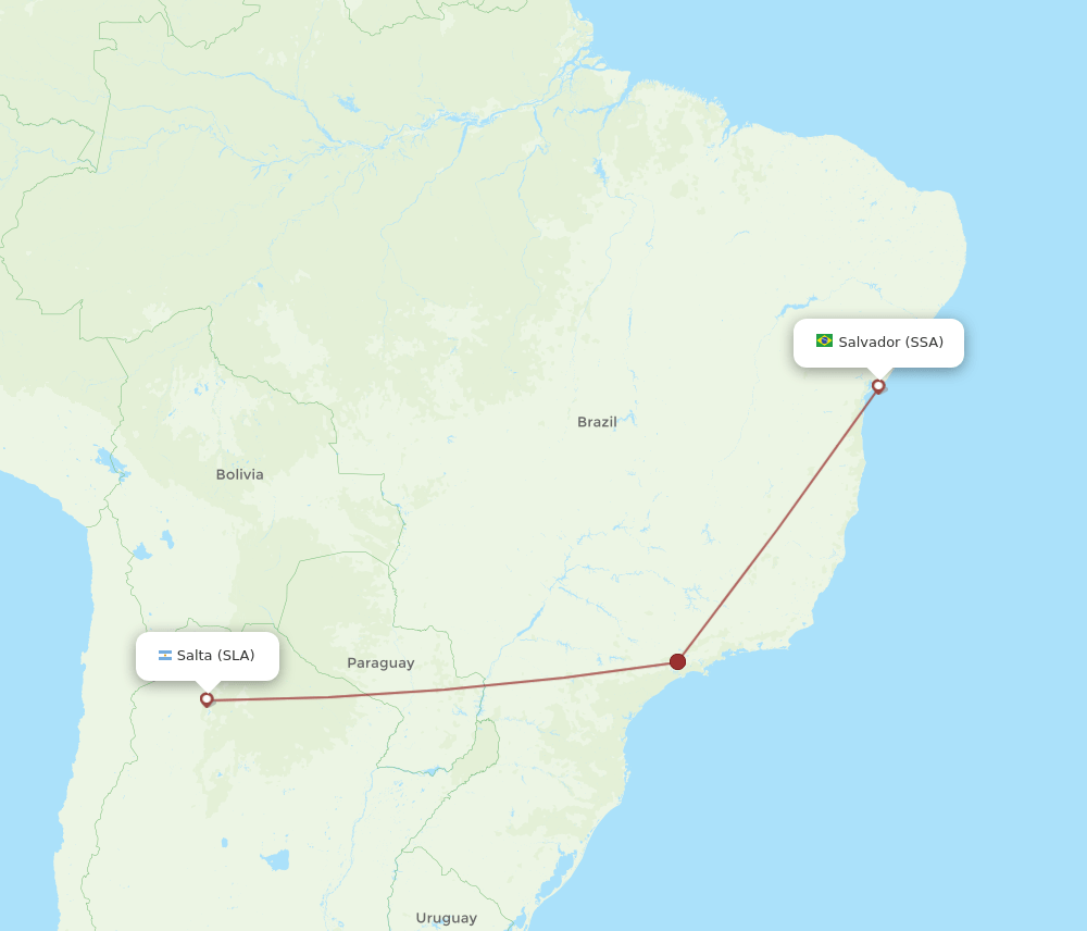 SSA-SLA flight routes