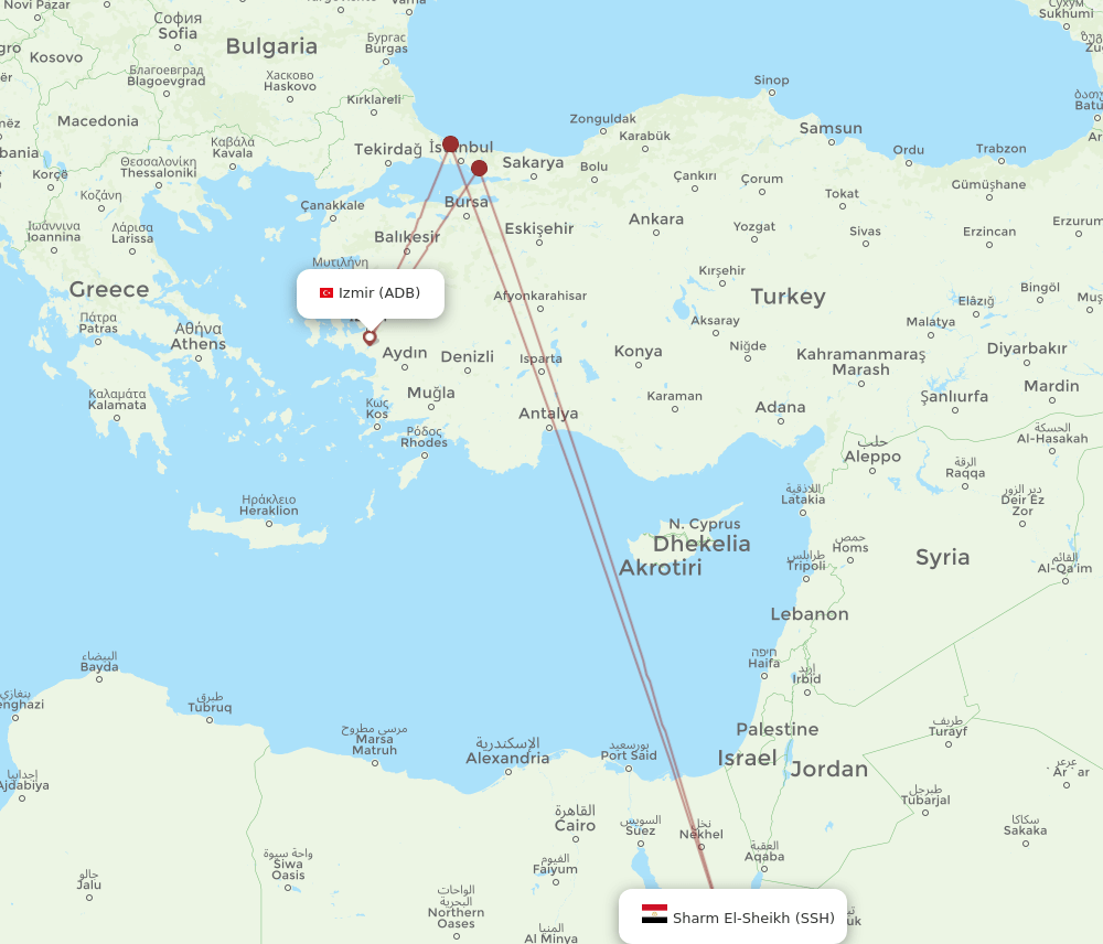SSH-ADB flight routes