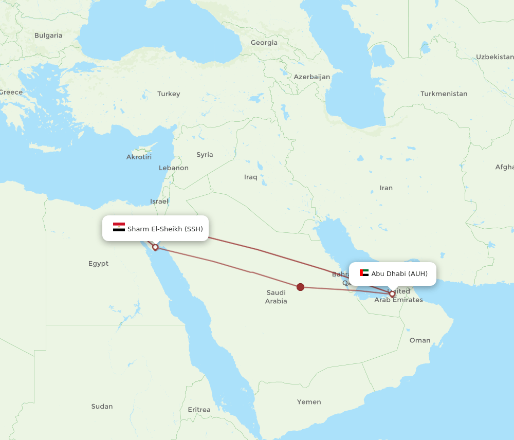 SSH-AUH flight routes