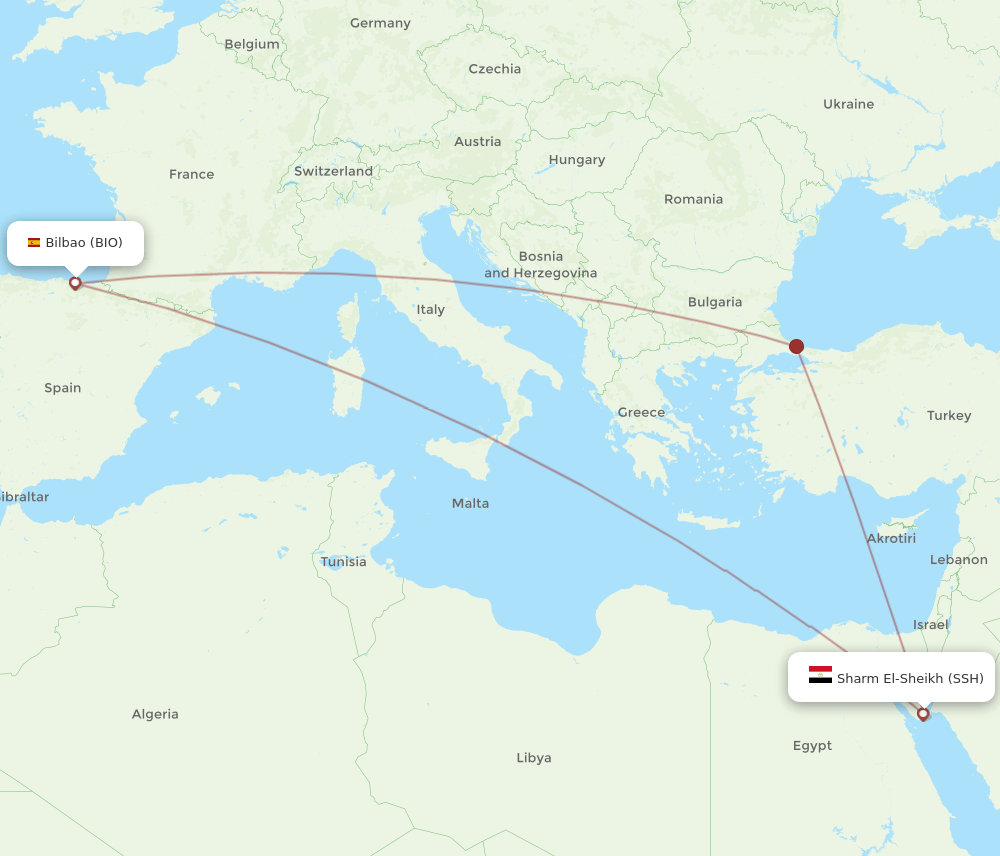 SSH-BIO flight routes