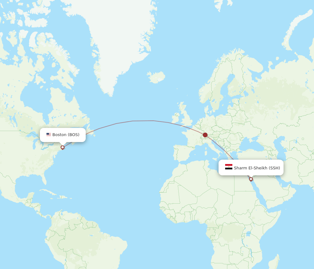 SSH-BOS flight routes