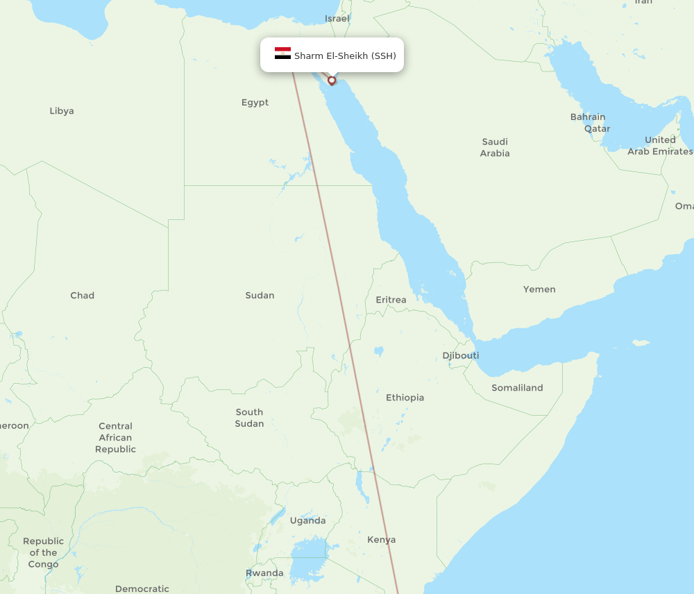 SSH-DAR flight routes