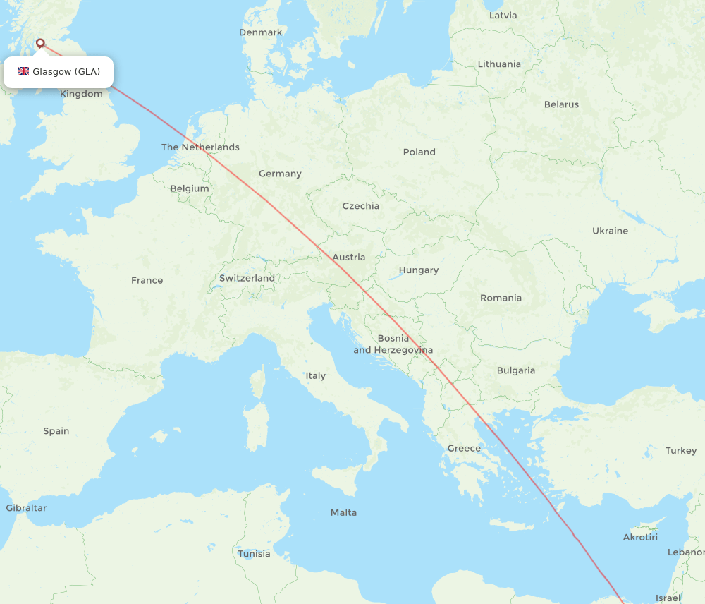 SSH-GLA flight routes