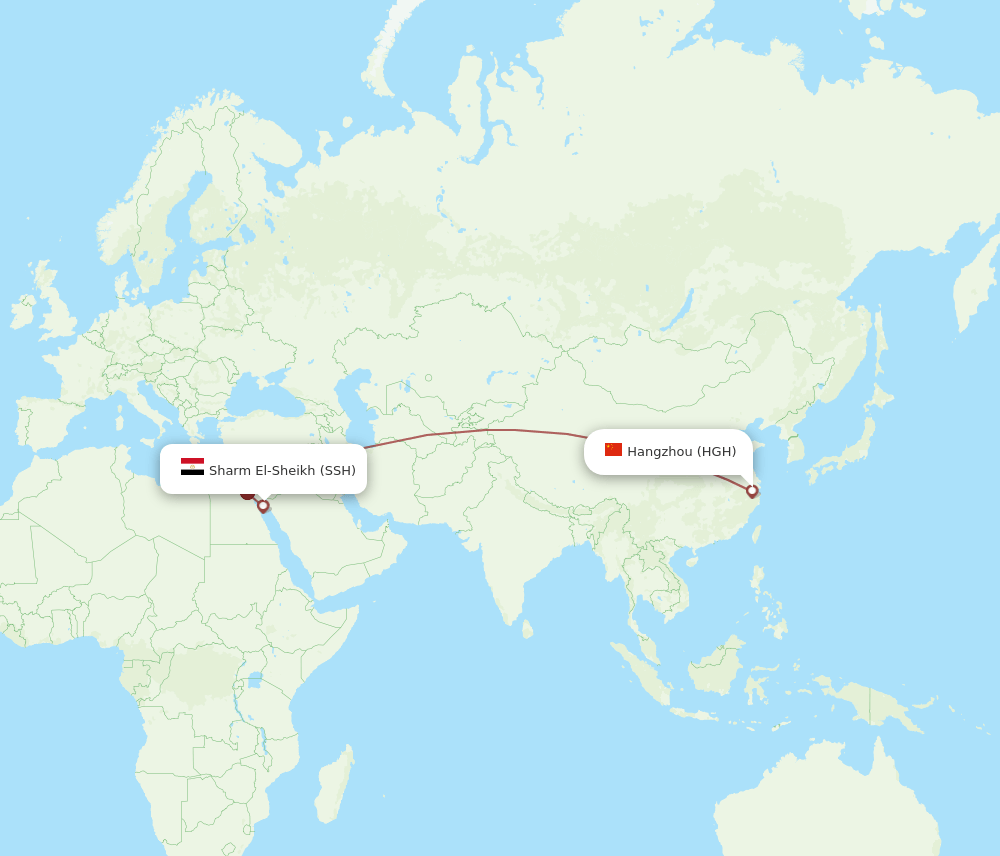 SSH-HGH flight routes