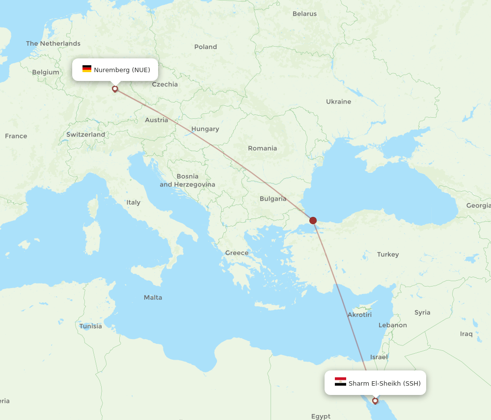 SSH-NUE flight routes