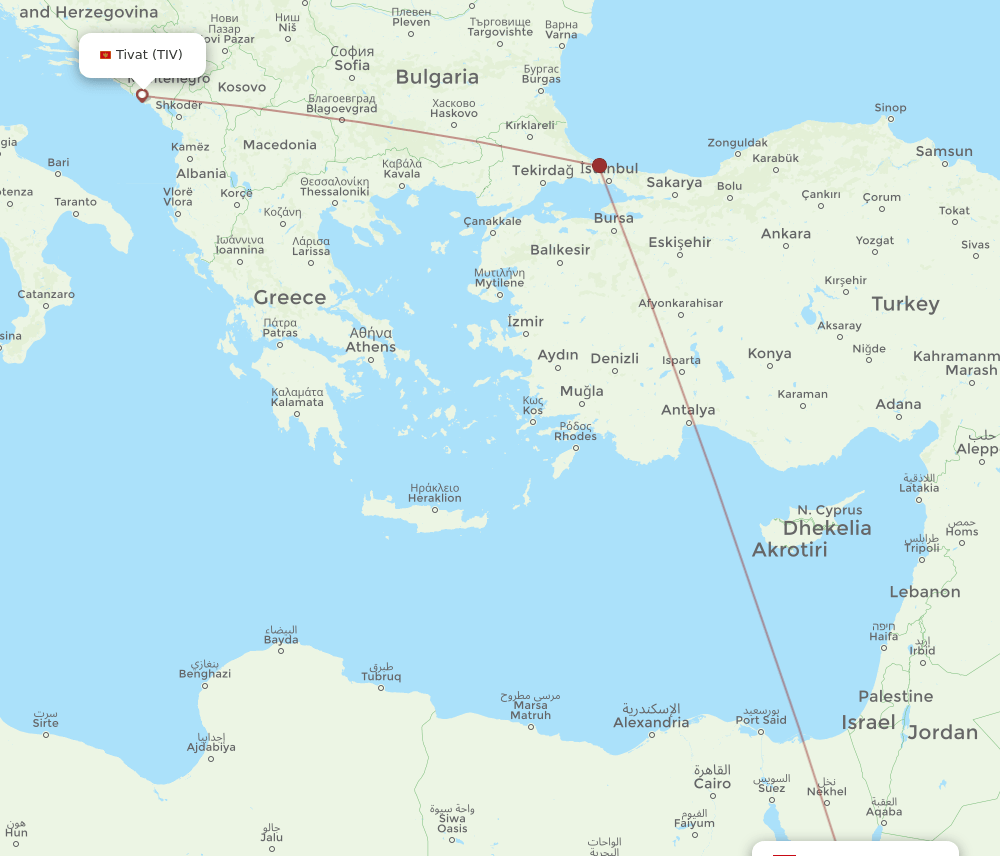 SSH-TIV flight routes