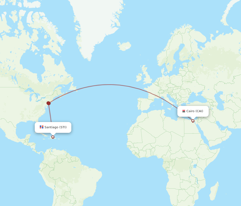 STI-CAI flight routes