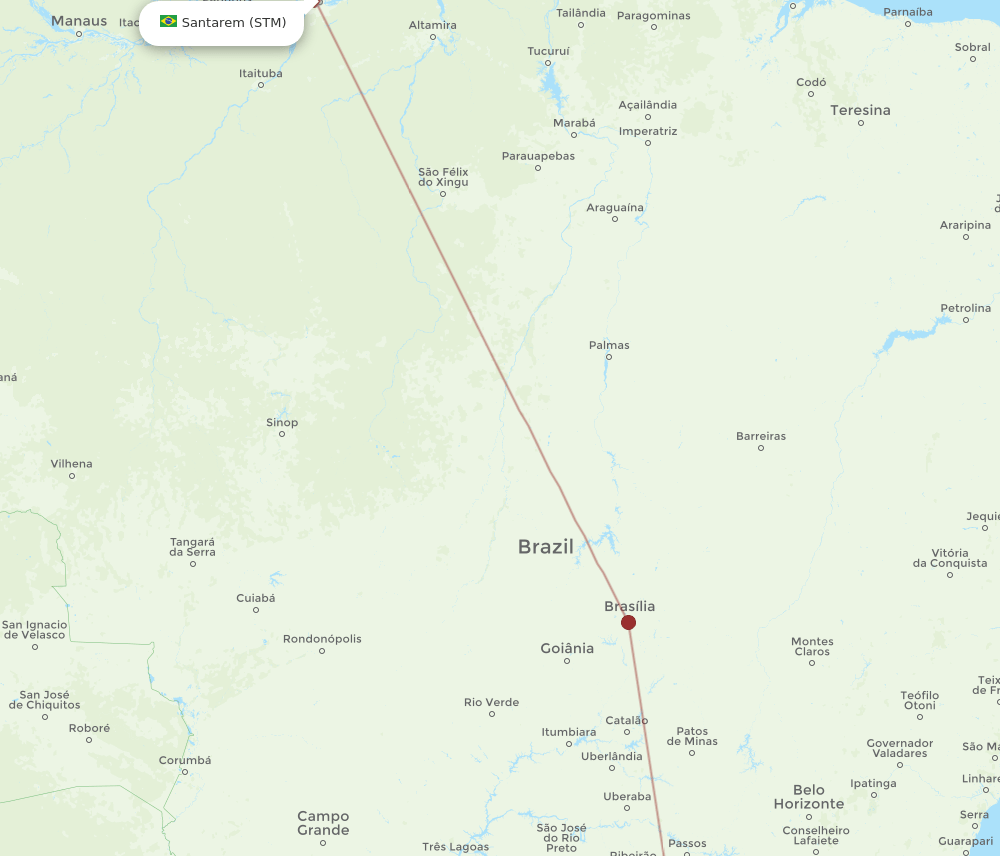 STM-CGH flight routes