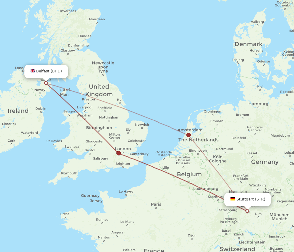 STR-BHD flight routes