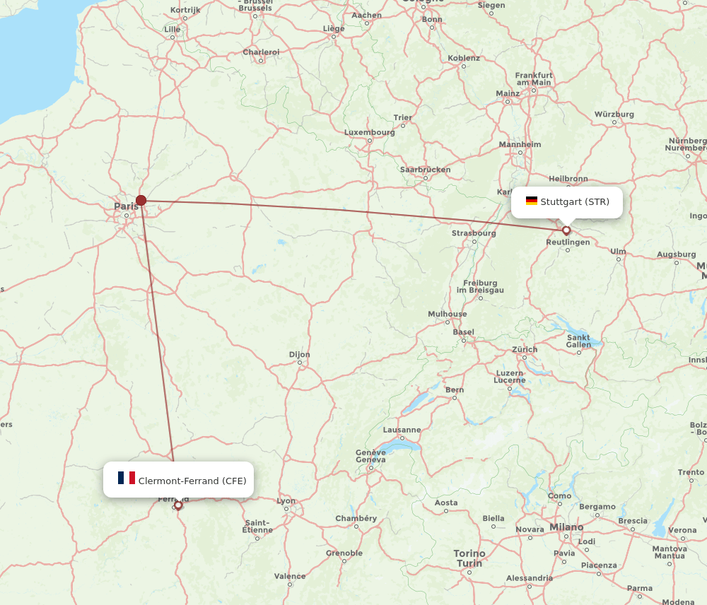 STR-CFE flight routes