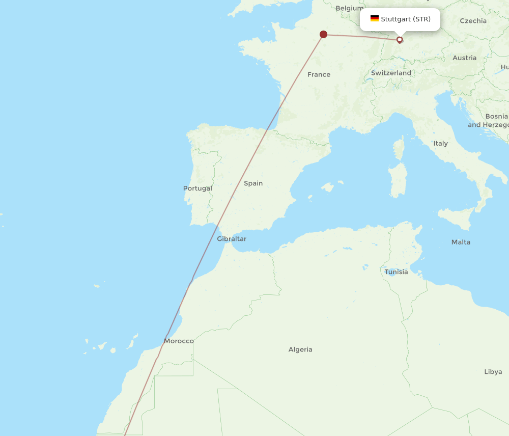 STR-NKC flight routes