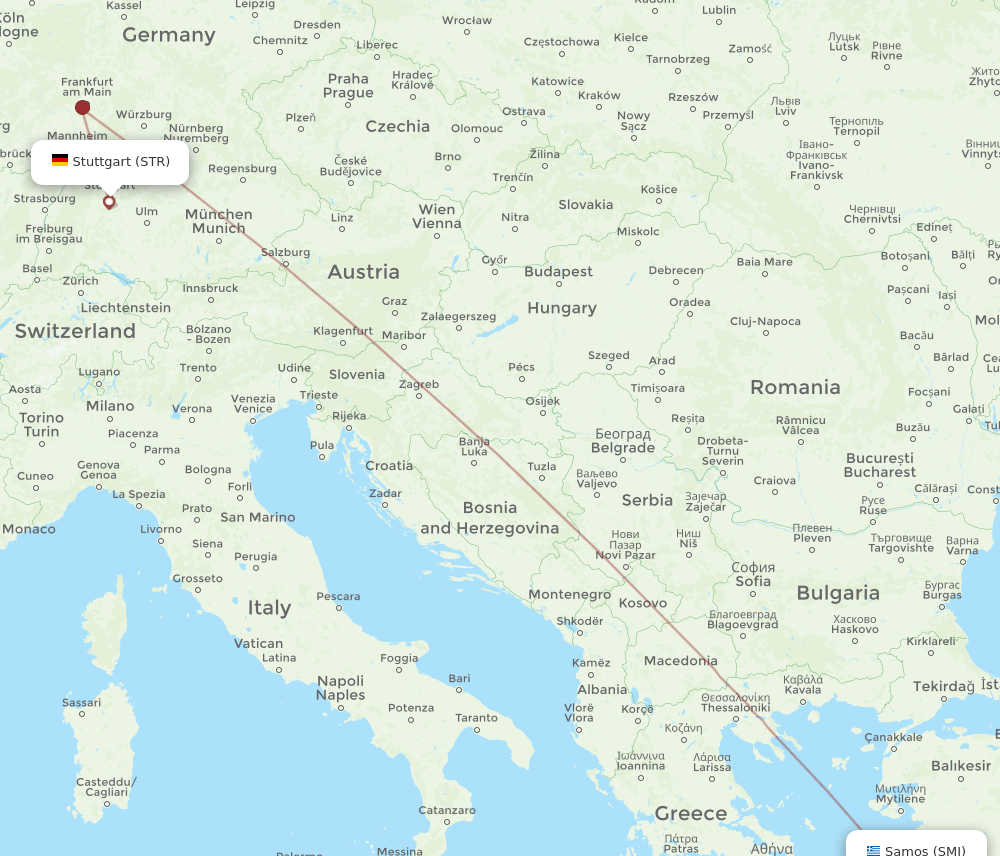 STR-SMI flight routes