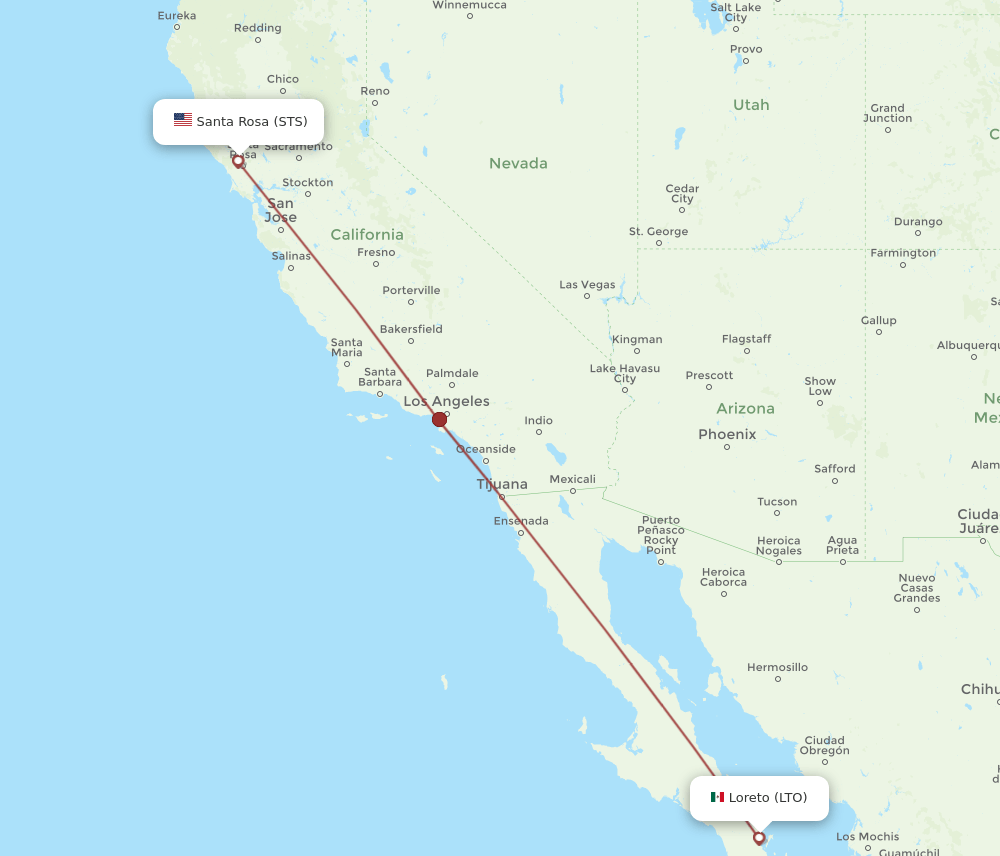 STS-LTO flight routes