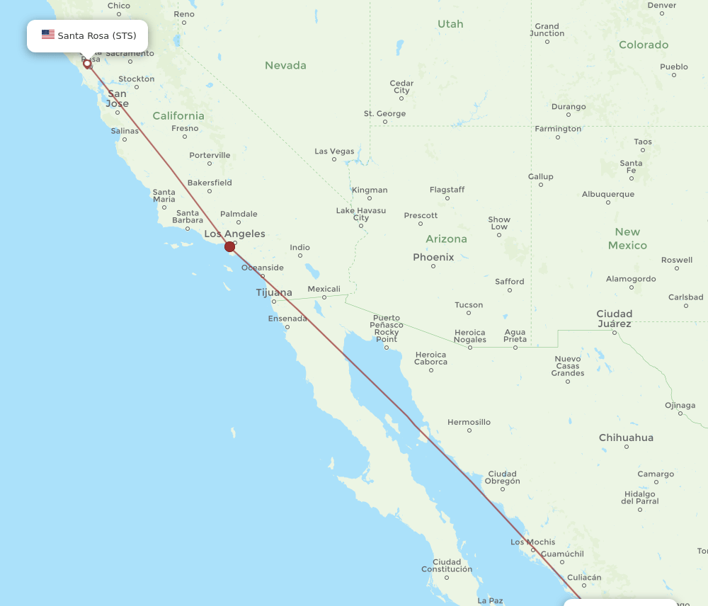 STS-MZT flight routes