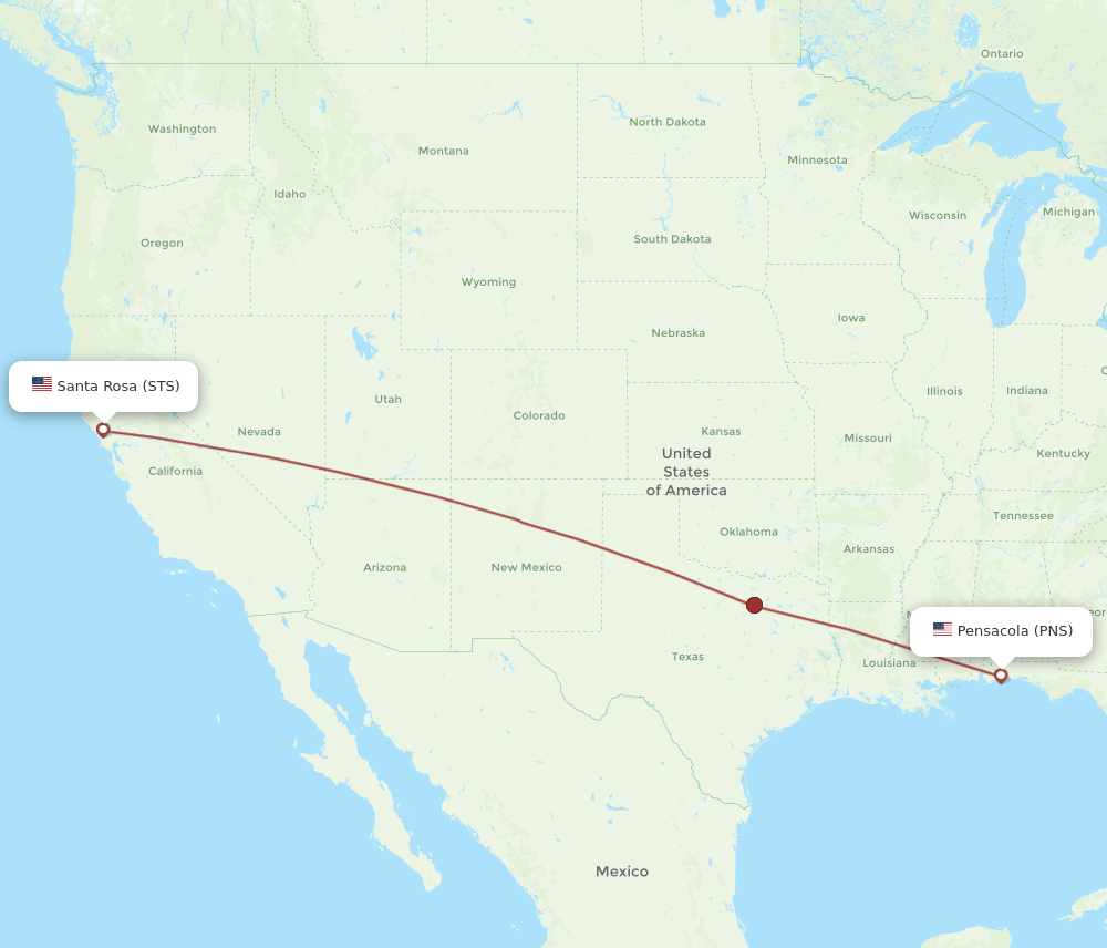 STS-PNS flight routes