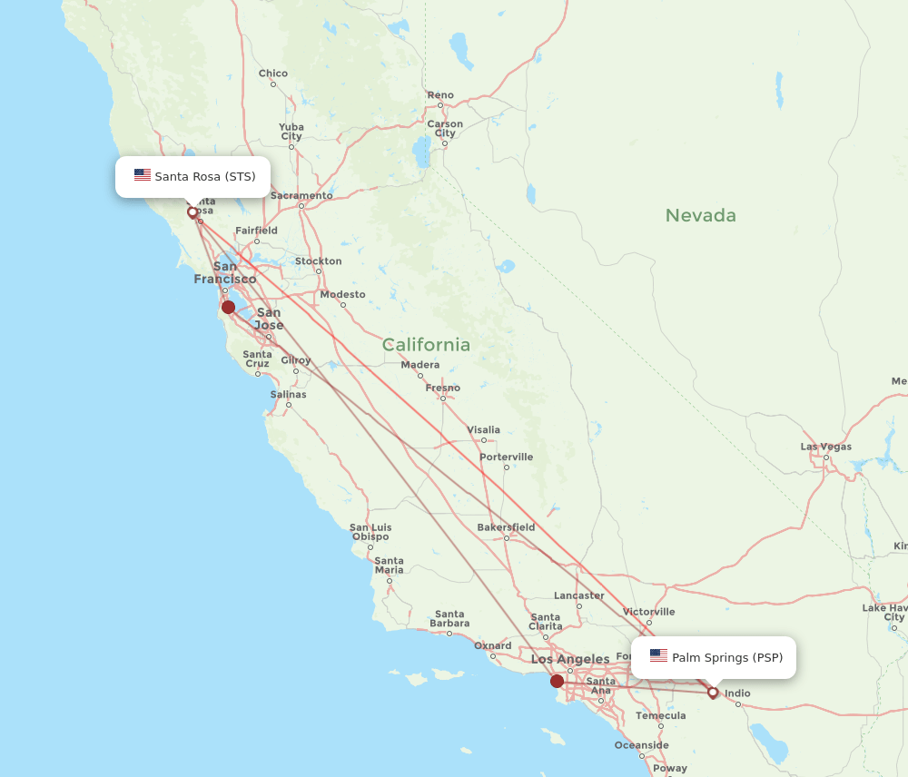 STS-PSP flight routes