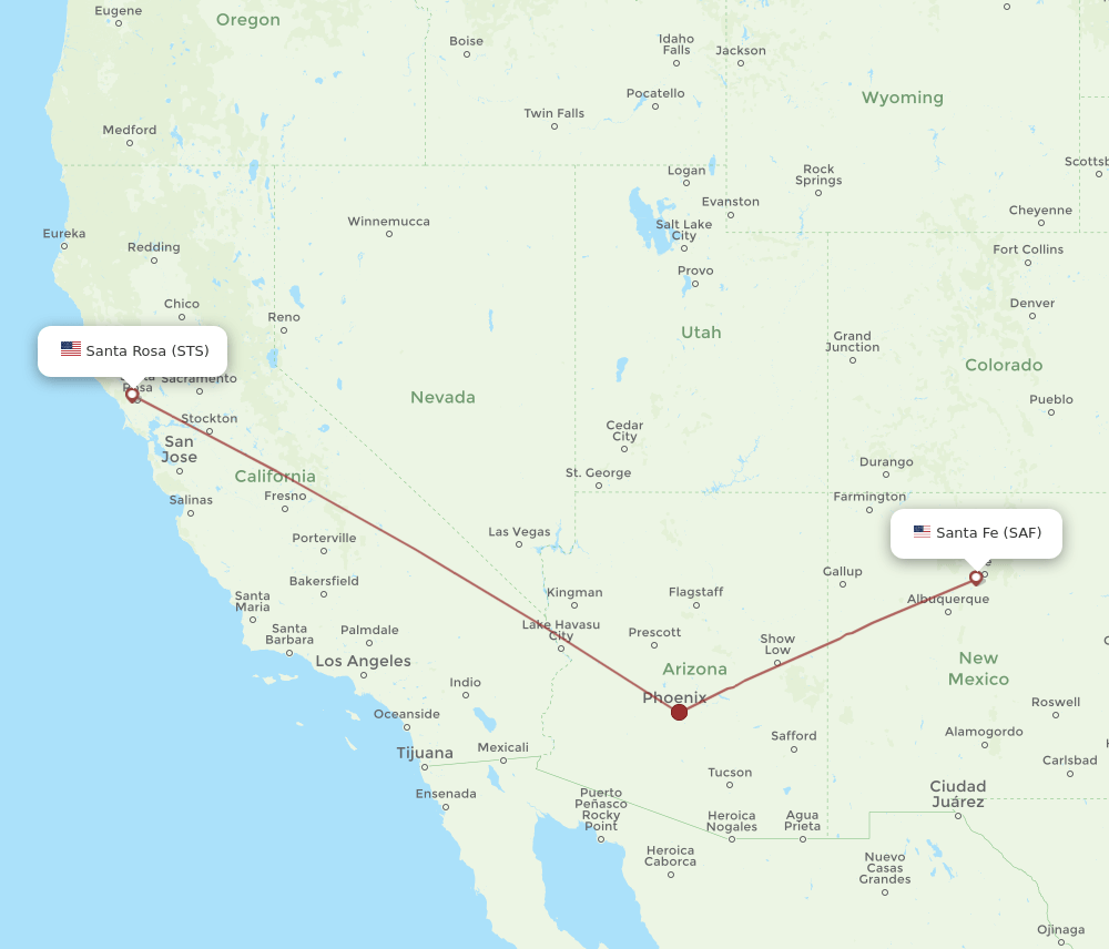 STS-SAF flight routes