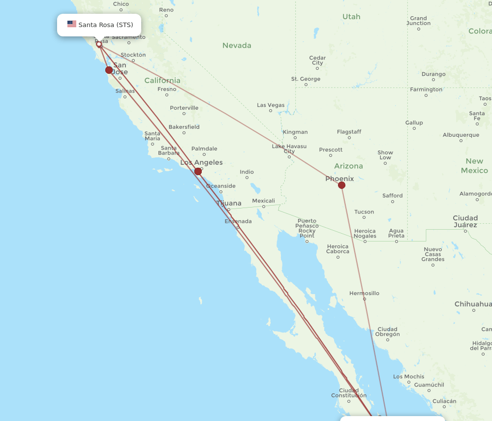 STS-SJD flight routes