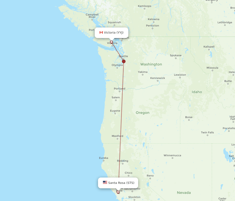 STS-YYJ flight routes