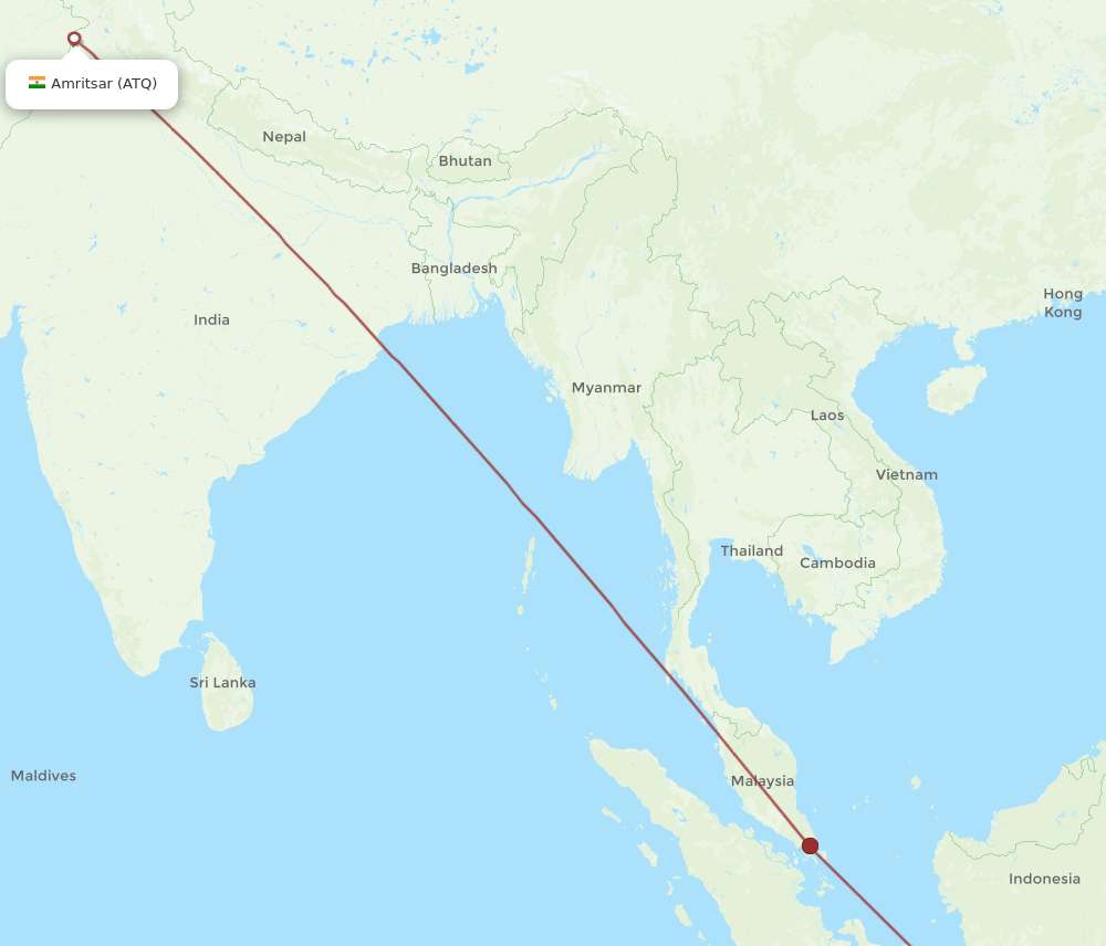 SUB-ATQ flight routes