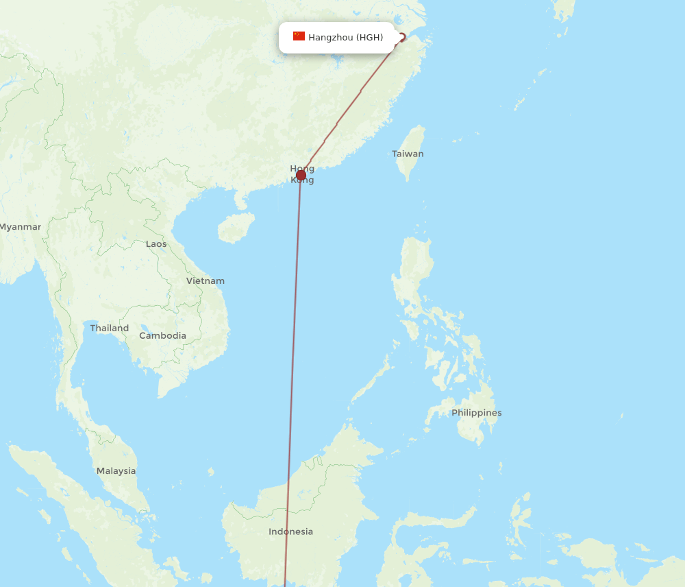 SUB-HGH flight routes