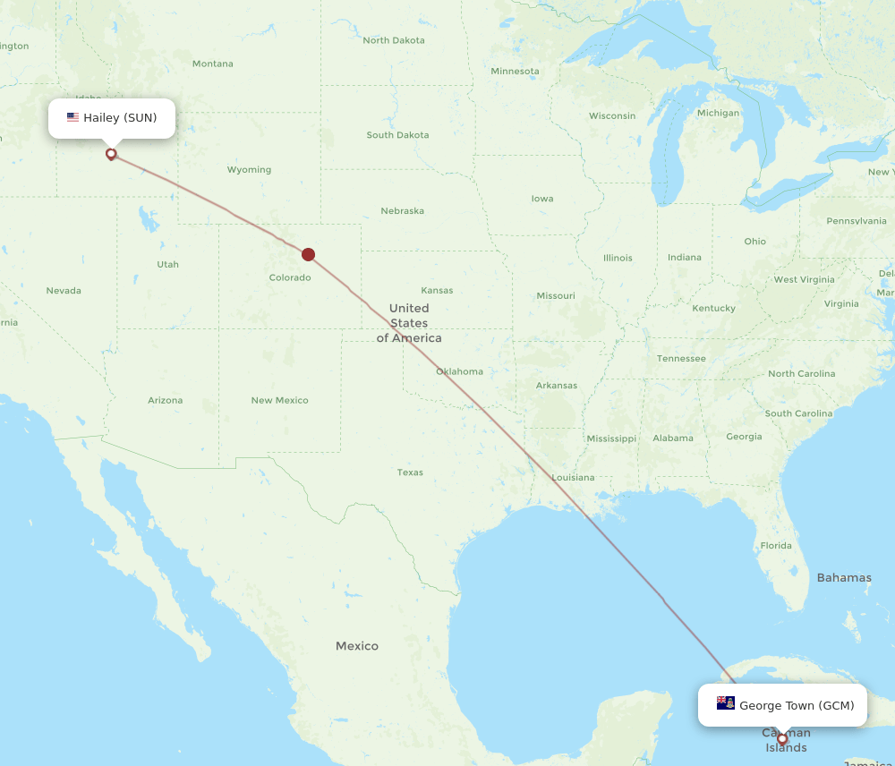 SUN-GCM flight routes
