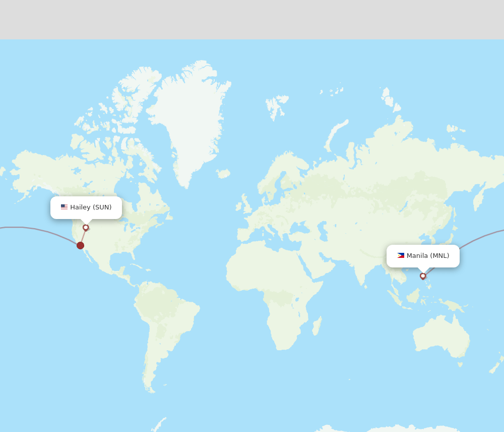 SUN-MNL flight routes