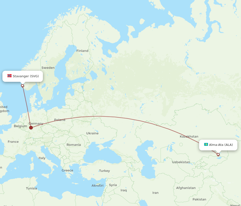 SVG-ALA flight routes