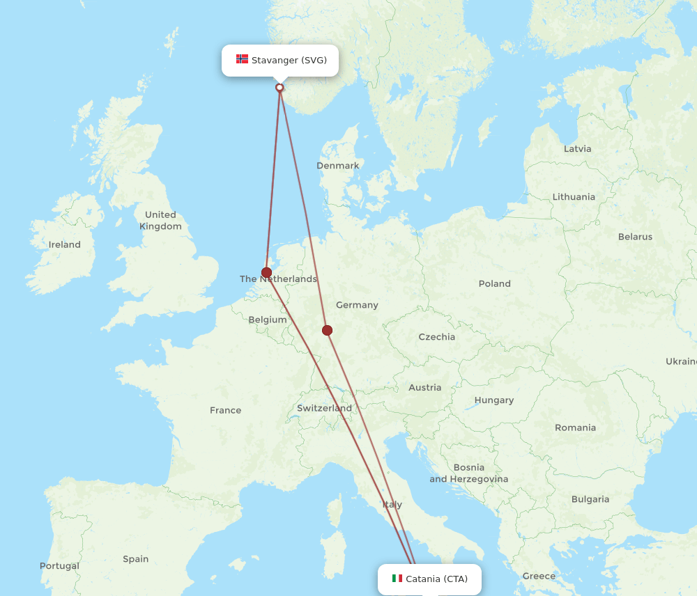 SVG-CTA flight routes