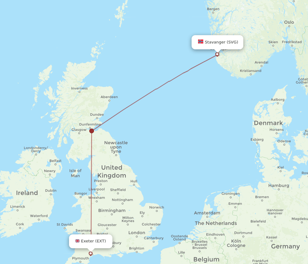 SVG-EXT flight routes