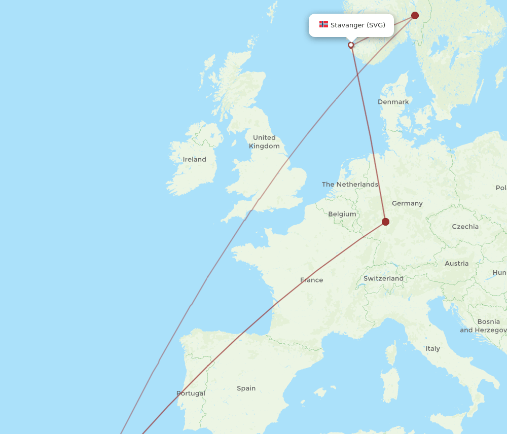 SVG-FNC flight routes