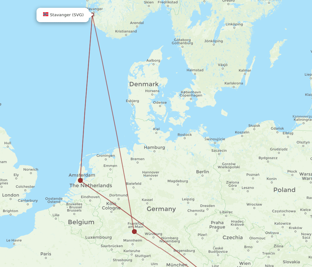 SVG to GRZ flights and routes map