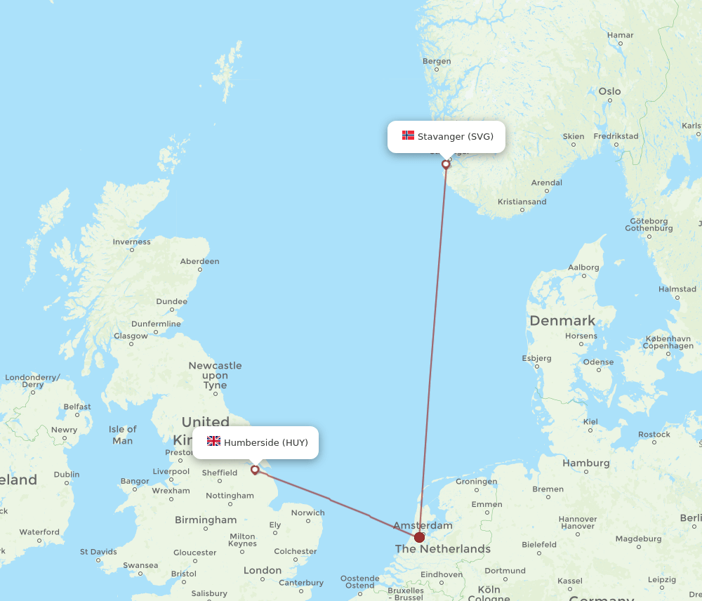 SVG-HUY flight routes