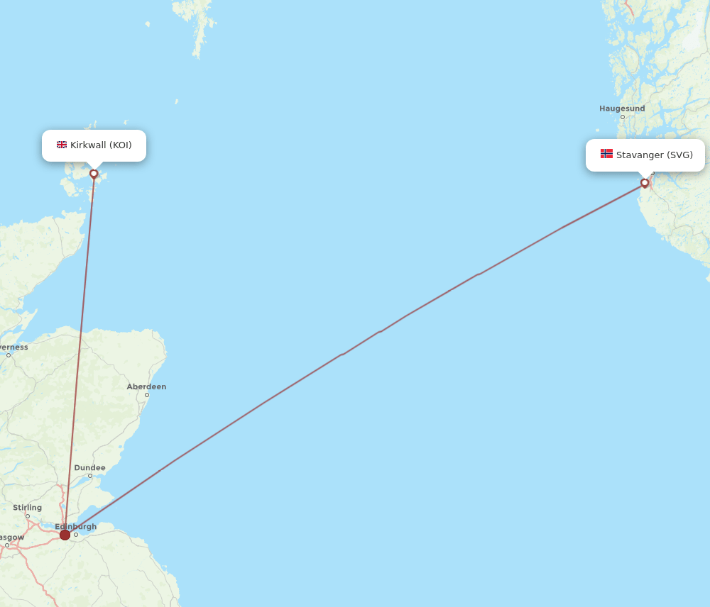SVG-KOI flight routes