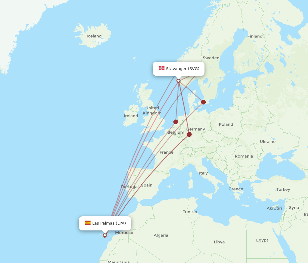 SVG-LPA flight routes