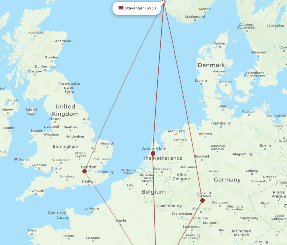 SVG-LYS flight routes