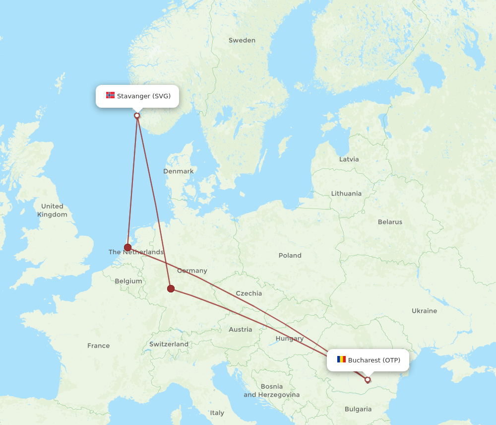 SVG to OTP flights and routes map