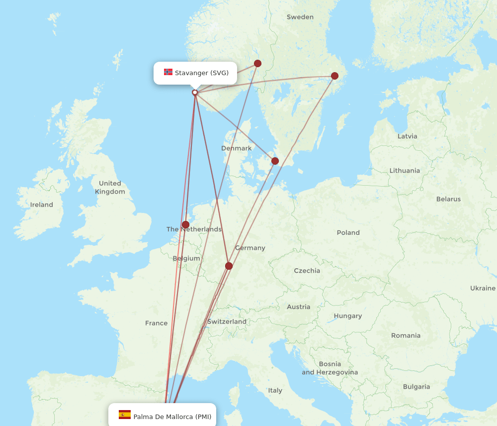 SVG-PMI flight routes