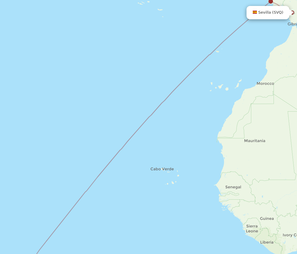 SVQ-BEL flight routes