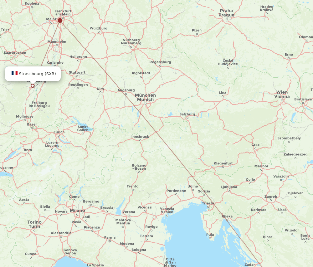 SXB-SPU flight routes