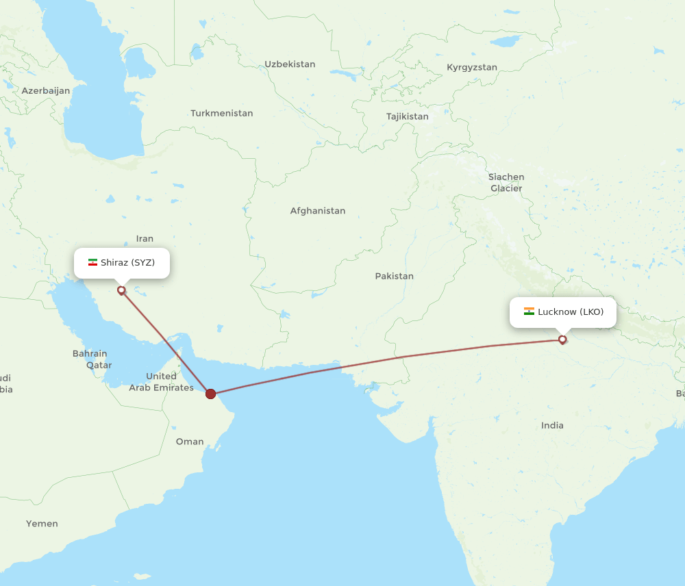 SYZ-LKO flight routes
