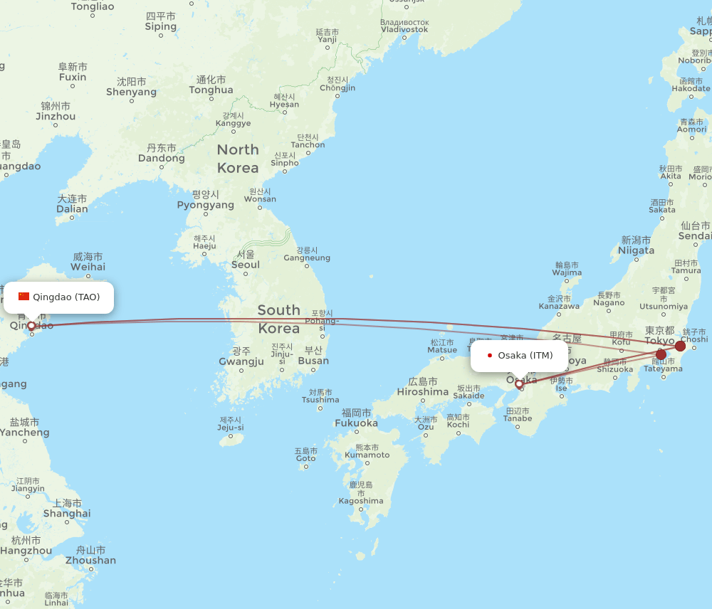 TAO-ITM flight routes