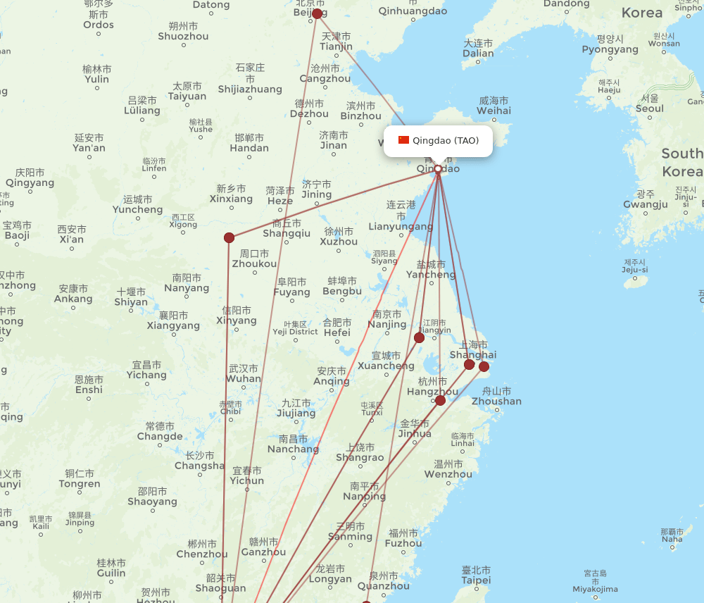 TAO-MFM flight routes