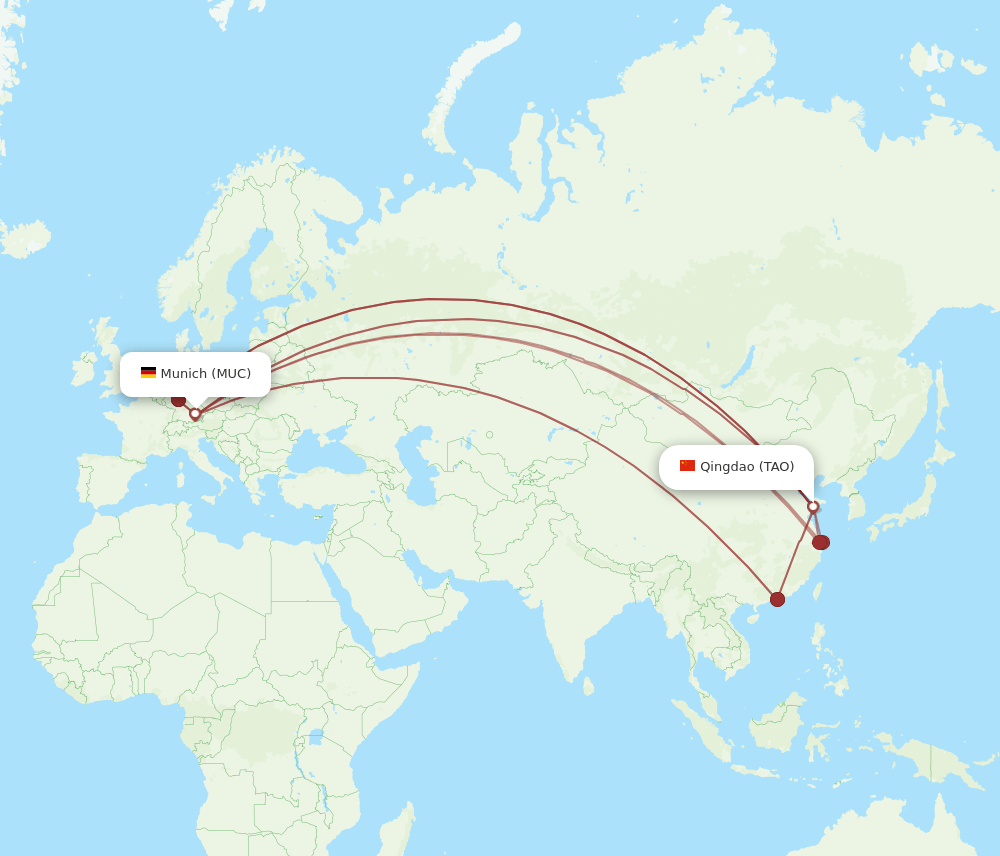 TAO-MUC flight routes