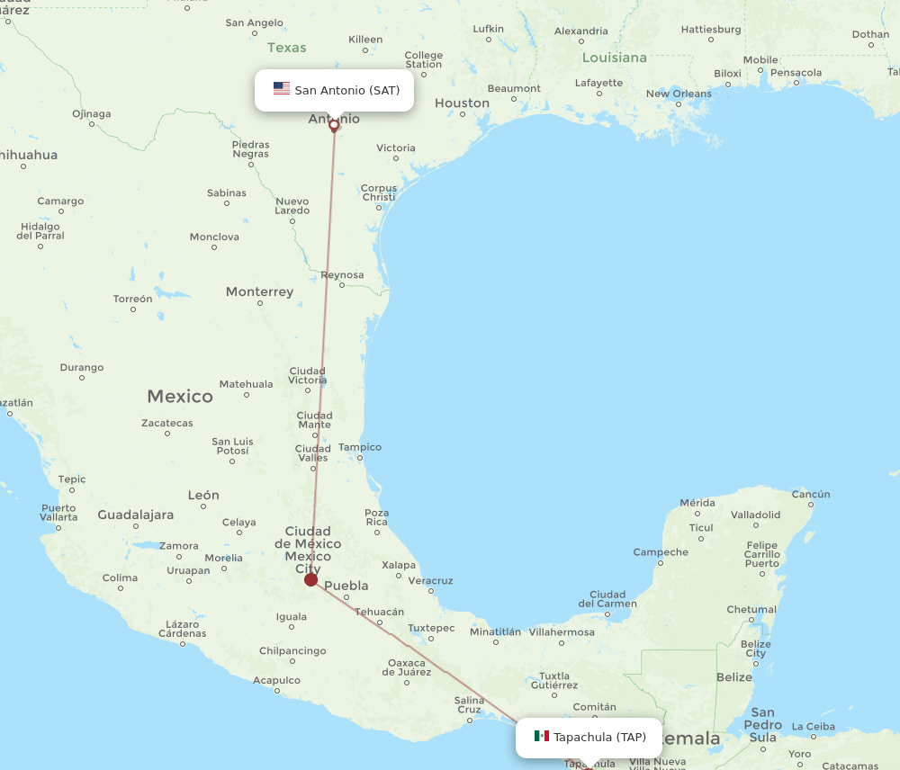 TAP-SAT flight routes