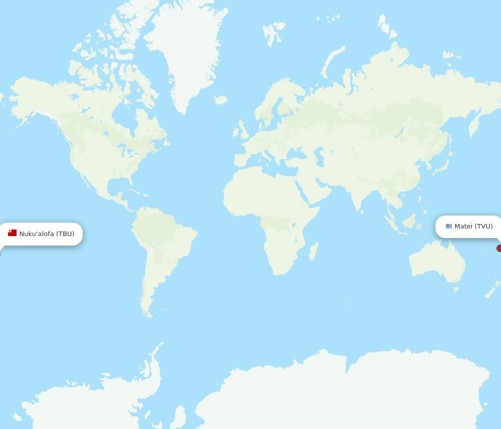 TBU-TVU flight routes