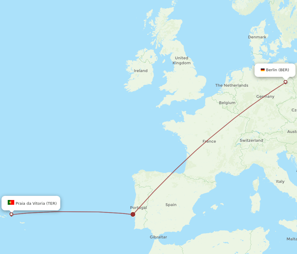 TER-BER flight routes