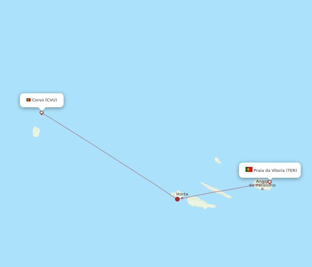 TER-CVU flight routes