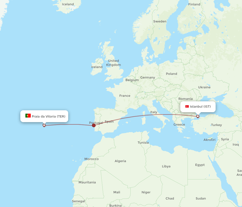 TER-IST flight routes
