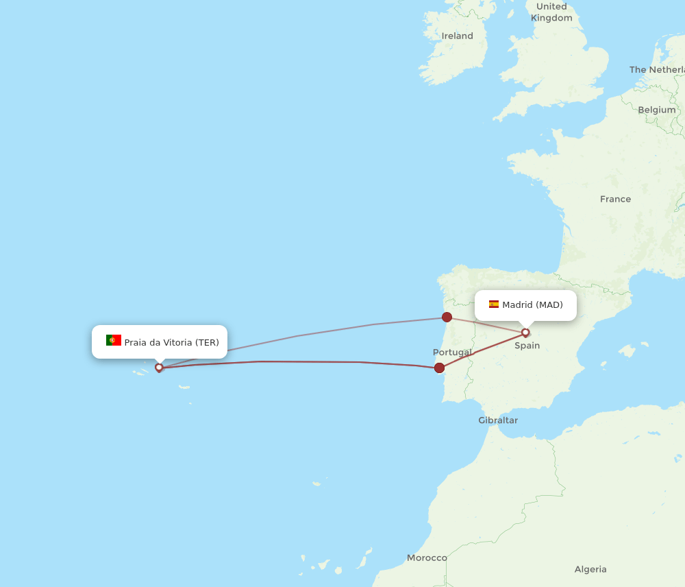 TER-MAD flight routes